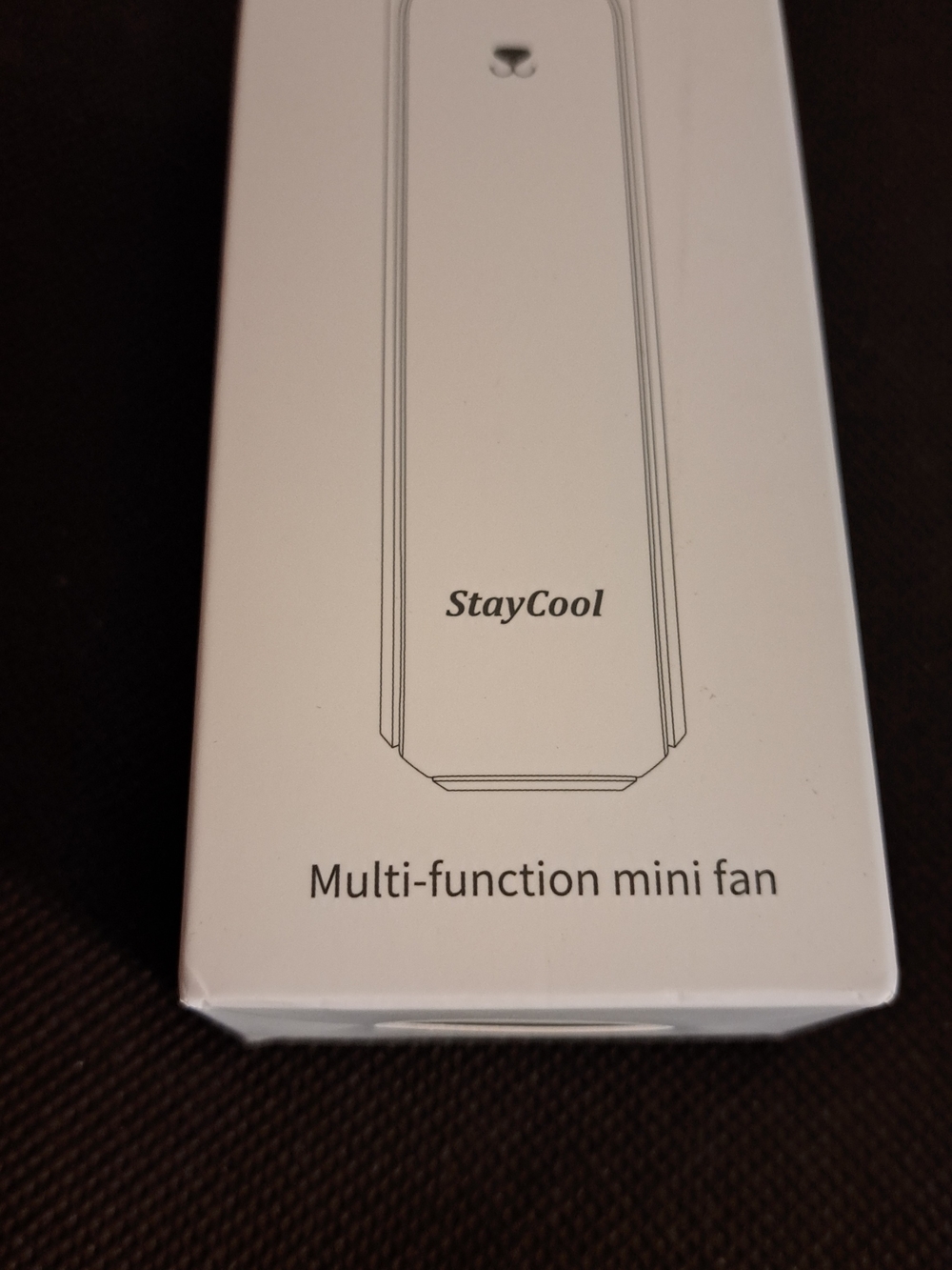 Brown Multi-Function Mini Fan, flashlight And 2000 mah Power Bank